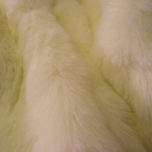LUXURY Faux Fur Fabric Material - CREAM MAGNOLIA