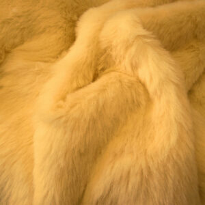 LUXURY Faux Fur Fabric Material - PAMPAS BROWN