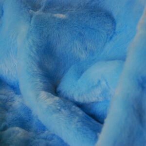 LUXURY Faux Fur Fabric Material - PALE BLUE
