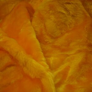 SHORT PLUSH Care Bear Faux Fur Fabric Material - GOLD