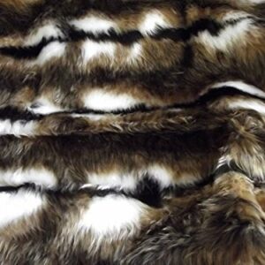 Animal Fun Faux Fur Fabric Material - REINDEER