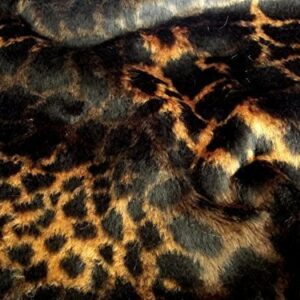 Animal Fun Faux Fur Fabric Material - BABY GIRAFFE