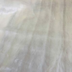 LUXURY Faux Fur Fabric Material - WHITE PELT