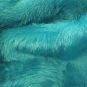 SHORT PLUSH Care Bear Faux Fur Fabric - NEPTUNE BLUE