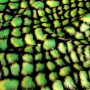 Animal Fun Faux Fur Fabric Material - CROCODILE
