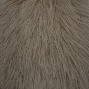 LONG Pile Fun Faux Fur Fabric Material - CAMEL FROST