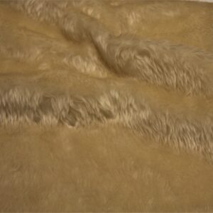 Plain Fun Faux Fur Fabric Material - IVORY