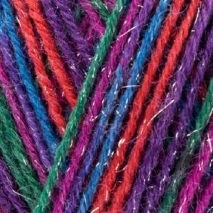 WYS Signature 4 ply SPARKLE Christmas Knitting Wool Yarn 100g - 1051 Vintage Tinsel