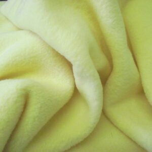 QUALITY Anti Pil Polar Fleece Fabric Material - LEMON