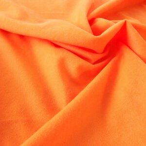 Faux Suede Suedette Fabric Material 170g - ORANGE