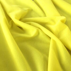 Faux Suede Suedette Fabric Material 170g - YELLOW