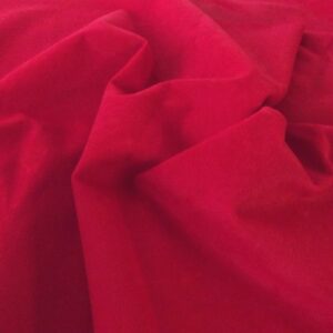 Faux Suede Suedette Fabric Material 170g - RED