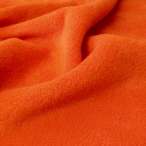 QUALITY Anti Pil Polar Fleece Fabric Material - ORANGE