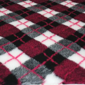 Professional NON SLIP Veterinary Dog Puppy Vet Bedding DIAMOND CHECK - PINK