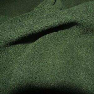 QUALITY Anti Pil Polar Fleece Fabric Material - BOTTLE GREEN
