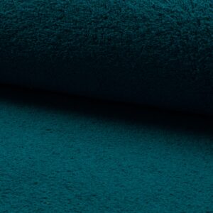 Double Sided Cotton TERRY TOWELLING Fabric Material - PETROL
