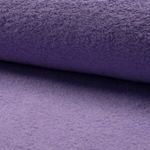 Double Sided Cotton TERRY TOWELLING Fabric Material - LILAC