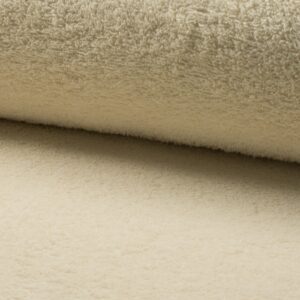 Double Sided Cotton TERRY TOWELLING Fabric Material - ECRU
