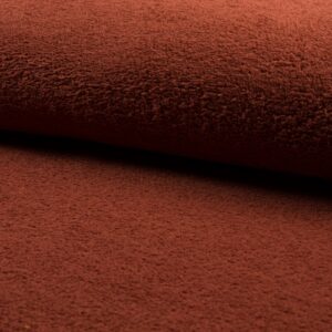 Double Sided Cotton TERRY TOWELLING Fabric Material - TERRCOTTA