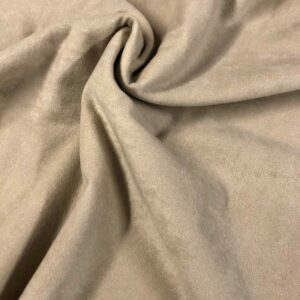 Faux Suede Suedette Fabric Material 170g - CREAM