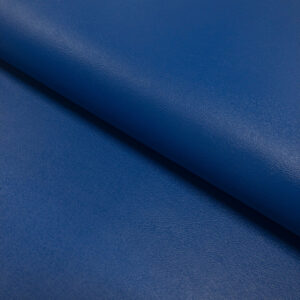 Nevada Plain Faux FR Leatherette Fabric Material - ROYAL