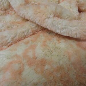Super Luxury Faux Fur Fabric Material - MICRO BLUSH OCELOT