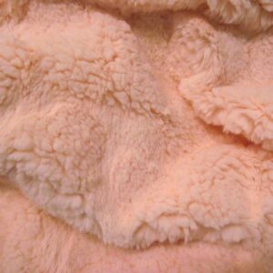Super Luxury Faux Fur Fabric Material - PINK BUTTERFLY