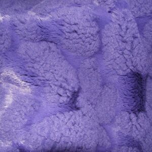 Super Luxury Faux Fur Fabric Material - PURPLE BUTTERFLY