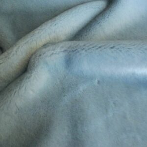 Super Luxury Faux Fur Fabric Material - TISSAVEL BABY BLUE