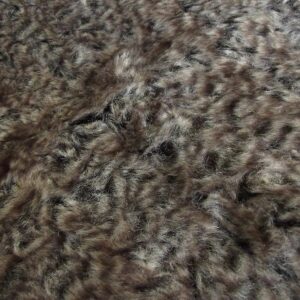 Super Luxury Faux Fur Fabric Material - BROWN RABBIT 257