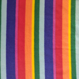 Printed Polar Fleece Fabric Material - RAINBOW