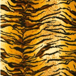 Printed Polar Fleece Fabric Material - TIGER STRIPES