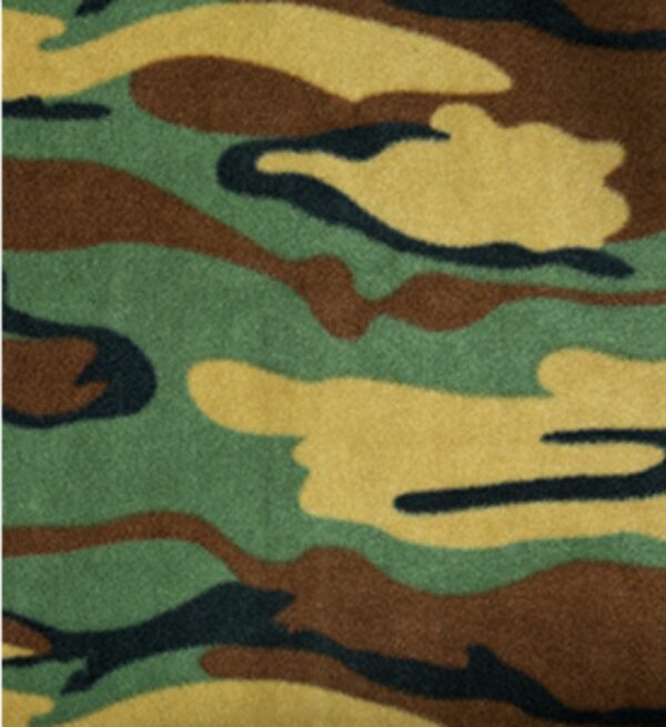 Tissu Polaire Fleece Camouflage 200g/m² - 50 X 155 Cm, Oeko-Tex, Pour Doublure Et Artisanat