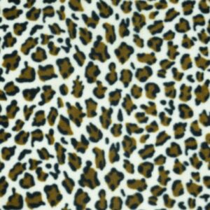 Printed Polar Fleece Fabric Material - SNOW LEOPARD