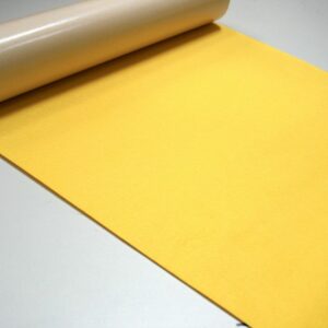 Self Adhesive Felt Baize Fabric Mini Rolls - YELLOW