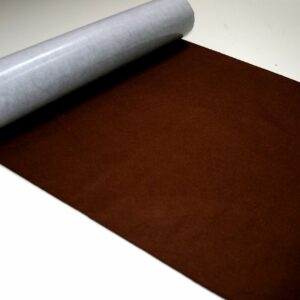 Self Adhesive Felt Baize Fabric Mini Rolls - BURNT SIENNA