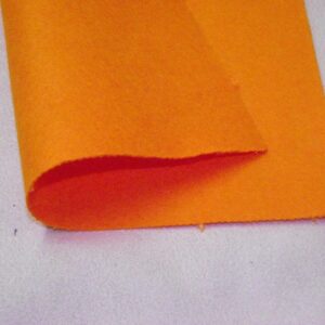 Acrylic Felt Baize Craft/Poker Fabric Material - NEON JAFFA ORANGE