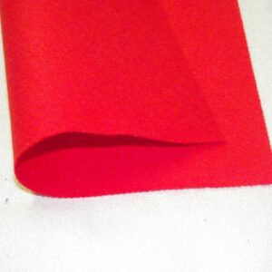 Acrylic Felt Baize Craft/Poker Fabric Material - BRIGHT RED