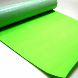 Self Adhesive Felt Baize Fabric Mini Rolls - SUPERBRIGHT GREEN