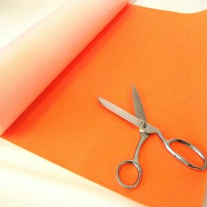 Self Adhesive Felt Baize Fabric Mini Rolls - SUPERBRIGHT ORANGE