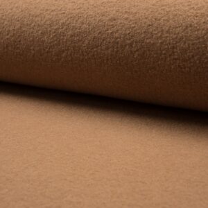 Luxury 100% Boiled Wool Fabric Material – CAMEL