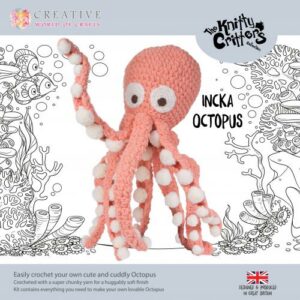 Knitty Critters Crochet Kits - incka octopus