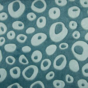 Double Sided Super Soft Cuddle Fleece Fabric Material - CRAZY DONUTS KHAKI