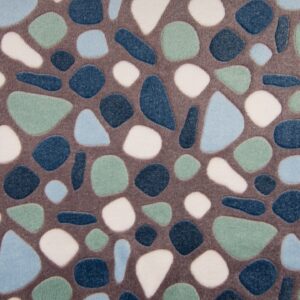 Double Sided Super Soft Cuddle Fleece Fabric Material - PEBBLES MAUVE