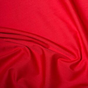 Plain Polycotton Dress Craft Poplin Fabric Material - RED