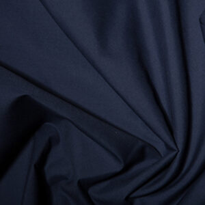 Plain Polycotton Dress Craft Poplin Fabric Material - FRENCH NAVY