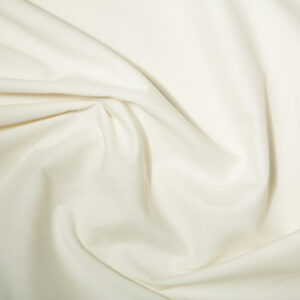 Plain Polycotton Dress Craft Poplin Fabric Material - IVORY
