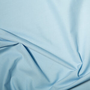 Plain Polycotton Dress Craft Poplin Fabric Material - LIGHT BLUE