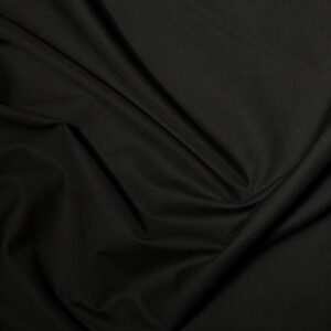 Plain Polycotton Dress Craft Poplin Fabric Material - BLACK
