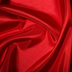 Taffeta Metallic Silk Satin Dress Fabric Material - RED